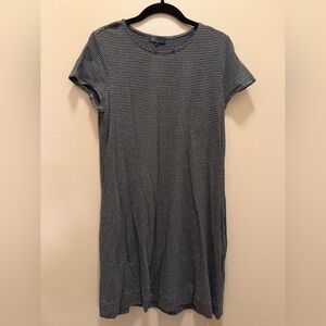 black and grey tshirt dress